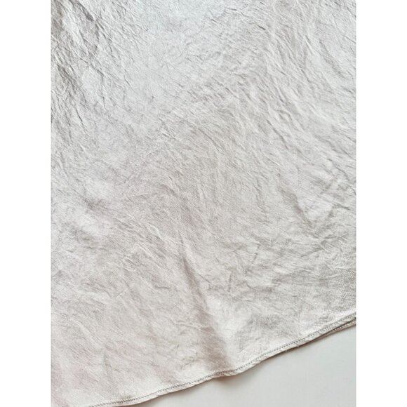 Aritzia BABATON Denude Ivory Satin Mini Slip Skirt, Size 8 - Picture 8 of 15